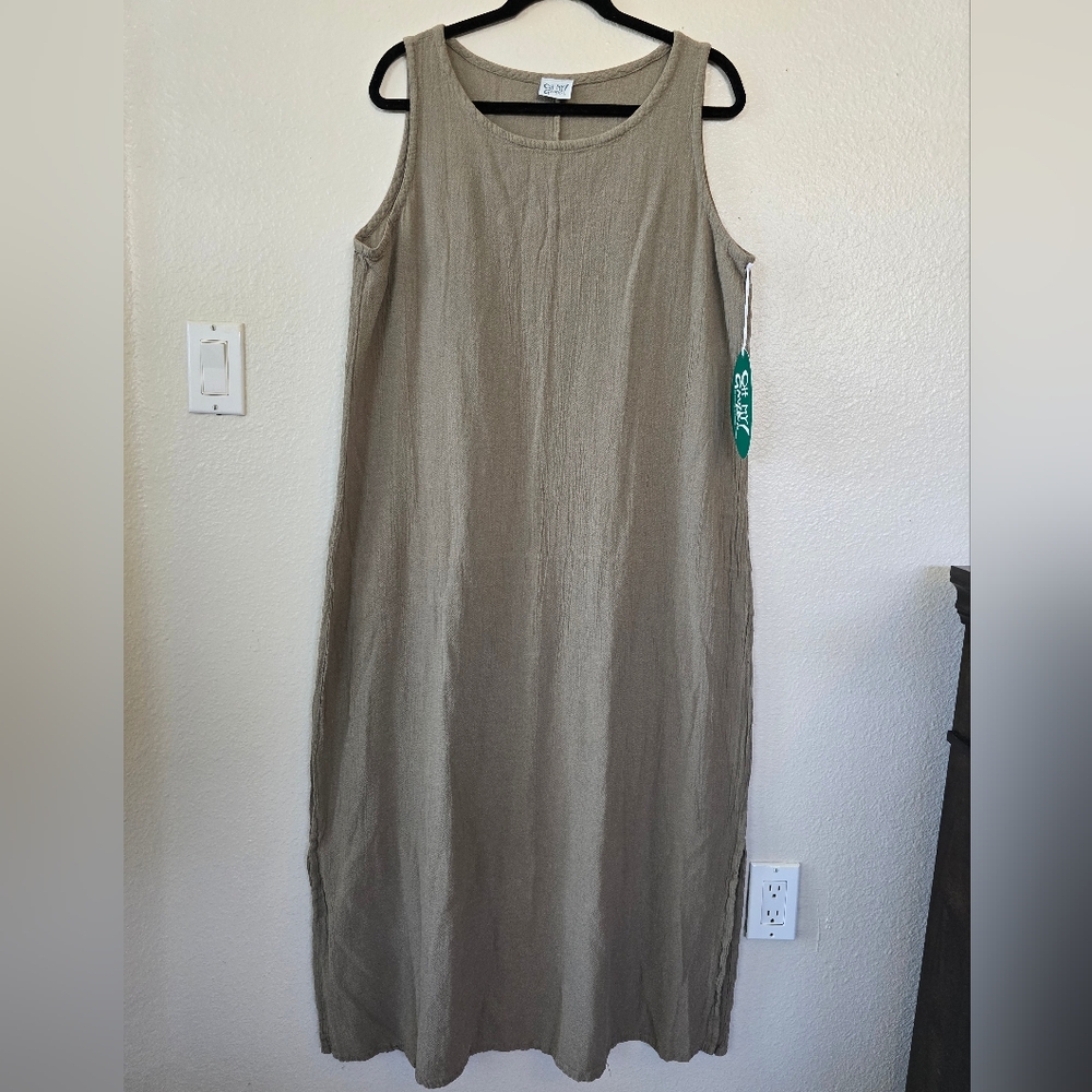 Oh My Gauze! Women's Maxi Dress - Taupe